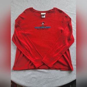 Walt Disney World "Since 1971 - Authentic Quality" Long Sleeve T-Shirt. Size- XL